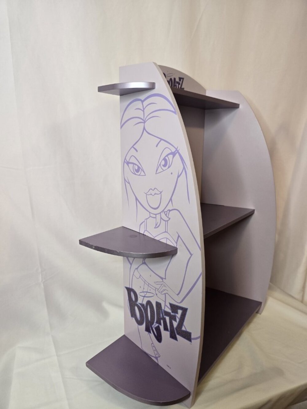 2006 Livin' Bratz Fashion Showcase Wall shelf Purple Y2K Room Decor RARE HTF - Picture 4 of 16